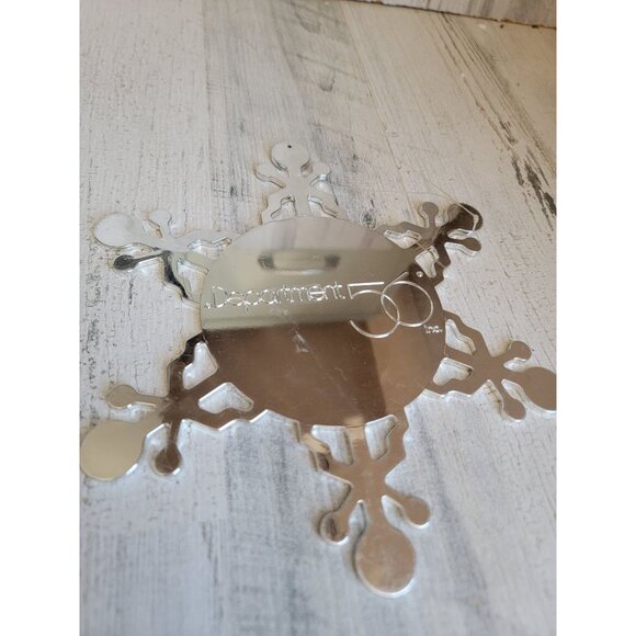 Vintage Dept 56 heritage village collection large snowflake ornament set - Picture 5 of 8